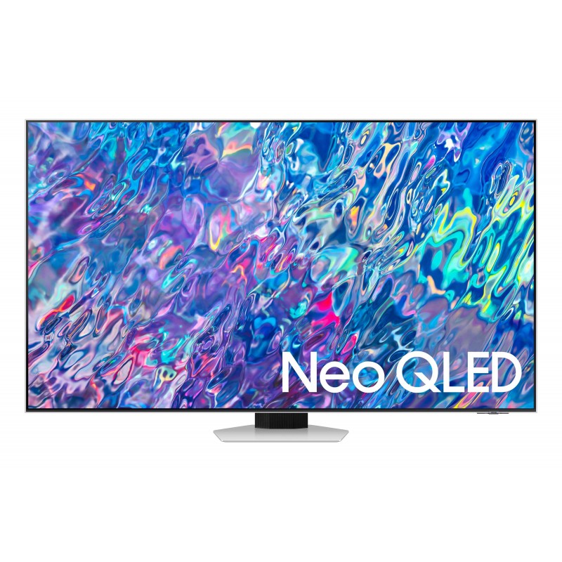 Samsung TV Neo QLED 4K 55” QE55QN85B Smart TV Wi-Fi Bright Silver 2022, Mini LED, Processore Neo Quantum 4K, Gaming mode, Suono