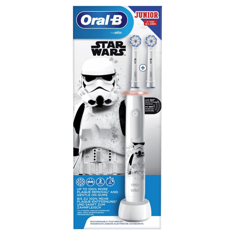 Oral-B Junior Star Wars Enfant Brosse à dents oscillante Multicolore