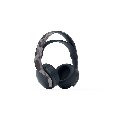 Sony PULSE 3D Kopfhörer Verkabelt & Kabellos Kopfband Gaming USB Typ-C Camouflage, Grau