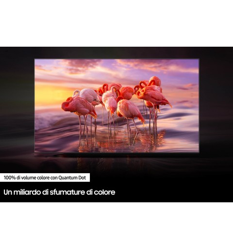 Samsung Series 6 TV QLED 4K 55” QE55Q60B Smart TV Wi-Fi Black 2022, Quantum HDR, Ultra sottile, Colori Ultra luminosi, Suono