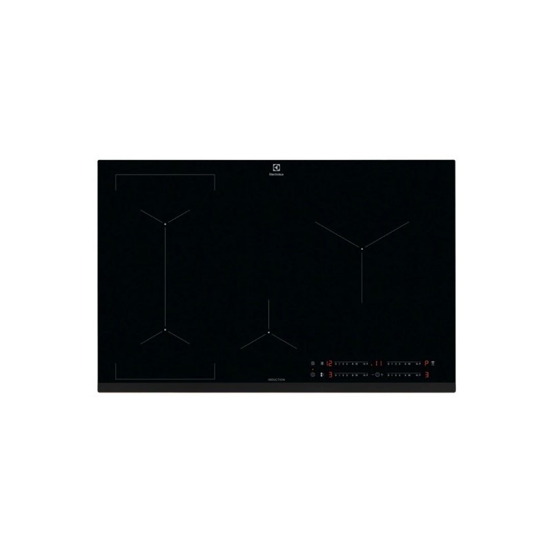 Electrolux LIL83443 Black Built-in 78 cm Zone induction hob 4 zone(s)