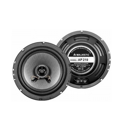 New Majestic AP-210 altoparlante auto Ovale 1-via 200 W