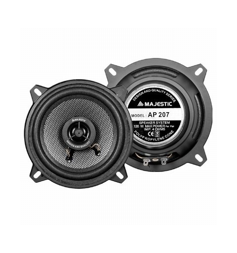 New Majestic AP-207 car speaker 2-way 120 W 2 pc(s)