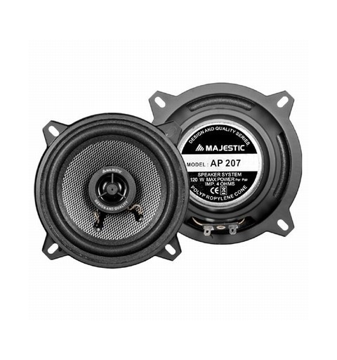 New Majestic AP-207 enceinte de voiture 2-voies 120 W 2 pièce(s)