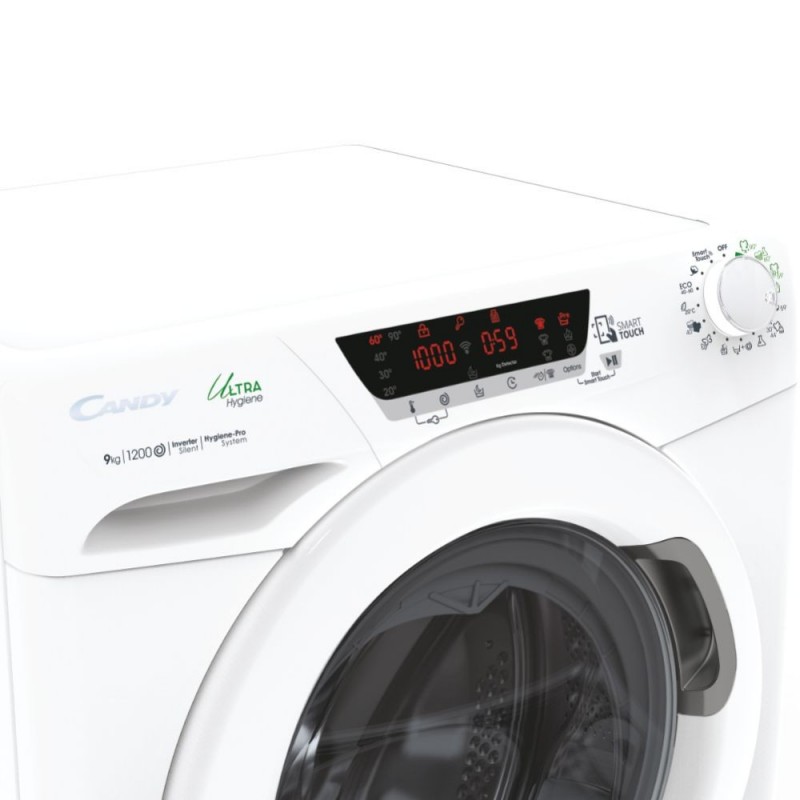 Candy Ultra Hygiene HE 129TXME 1-S lavadora Carga frontal 9 kg 1200 RPM A Blanco