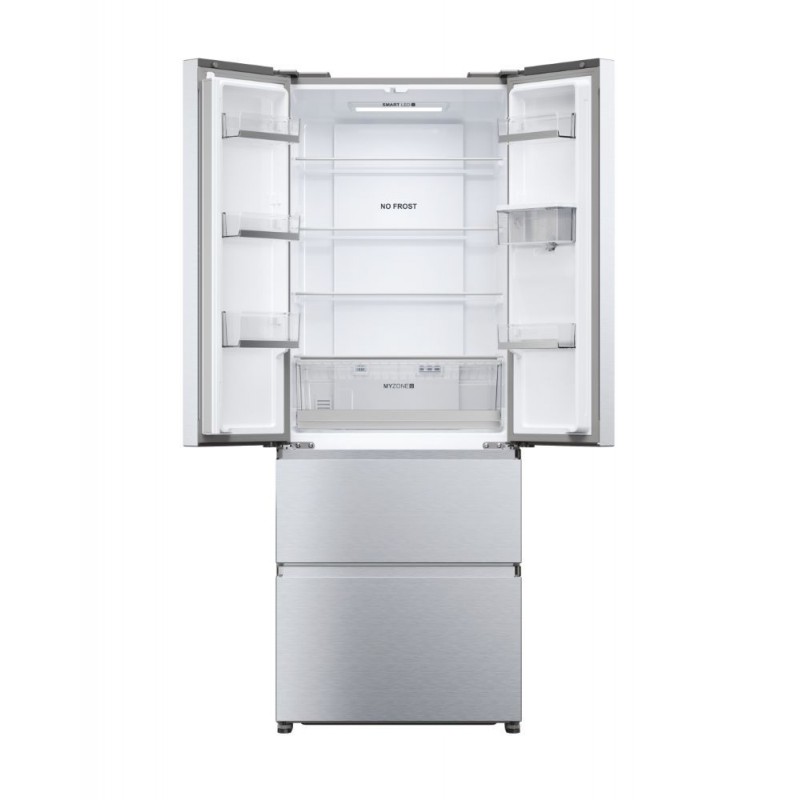 Haier FD 70 Serie 5 HFR5719EWMG frigorifero side-by-side Libera installazione 444 L E Argento