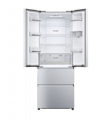 Haier FD 70 Serie 5 HFR5719EWMG frigorifero side-by-side Libera installazione 444 L E Argento