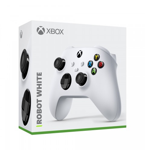 Microsoft Xbox Wireless Controller White Blanco Bluetooth USB Gamepad Analógico Digital Xbox Series S, Xbox Series X, Xbox One,