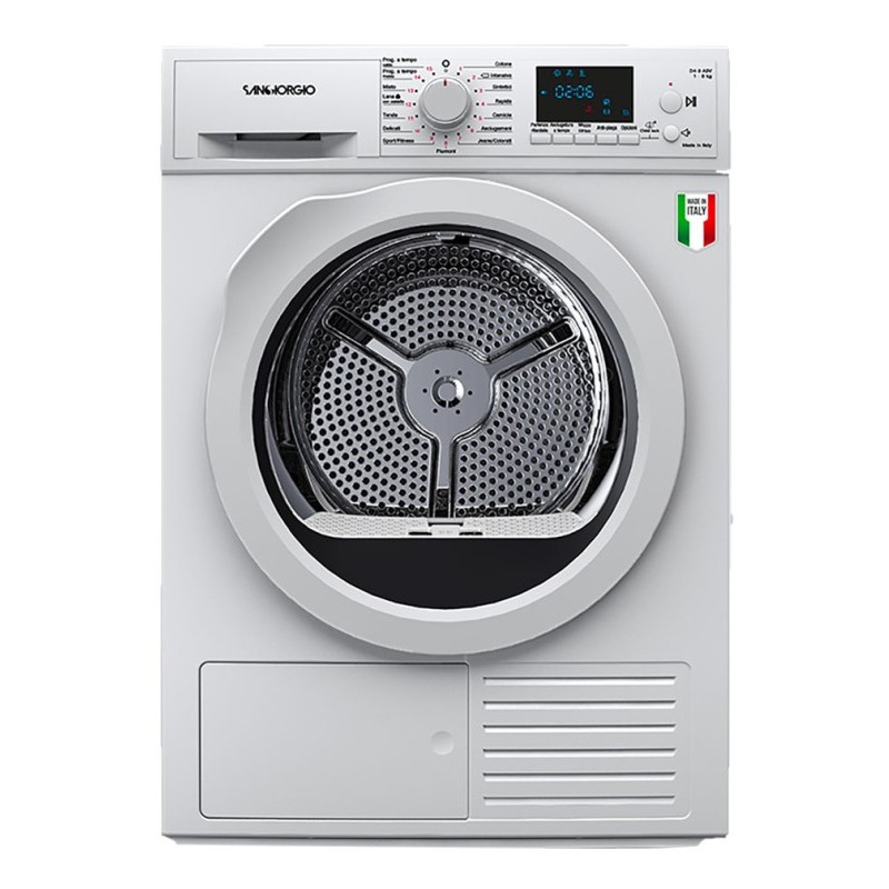 SanGiorgio SDR8P tumble dryer Freestanding Front-load 8 kg A++ White