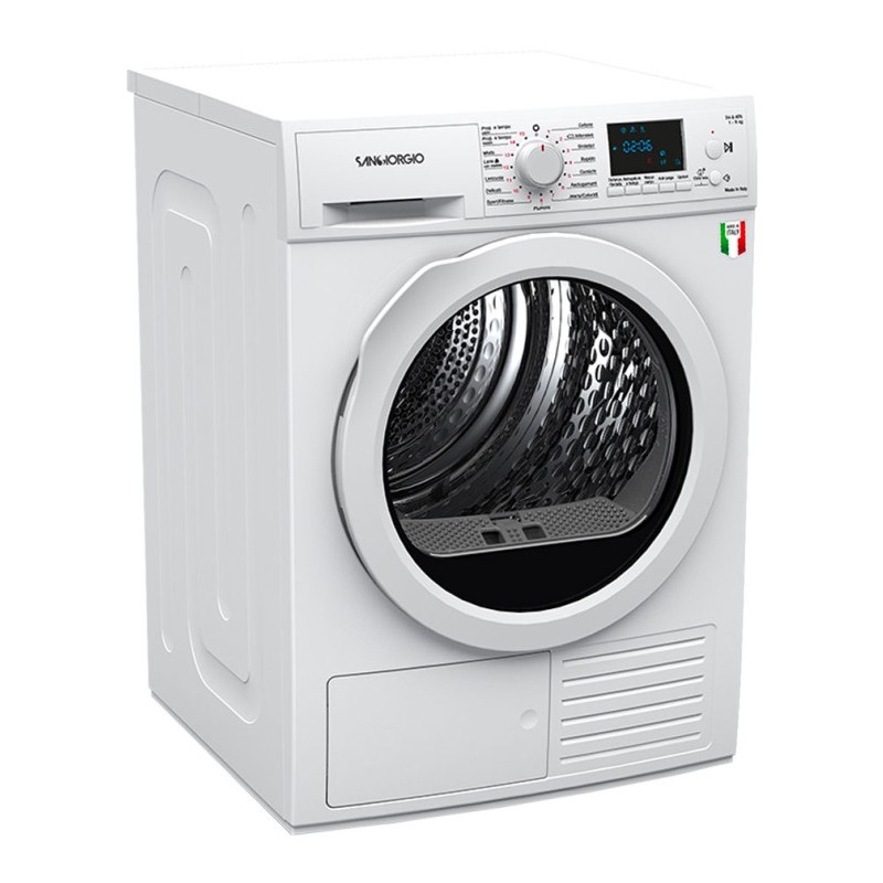 SanGiorgio SDR8P asciugatrice Libera installazione Caricamento frontale 8 kg A++ Bianco