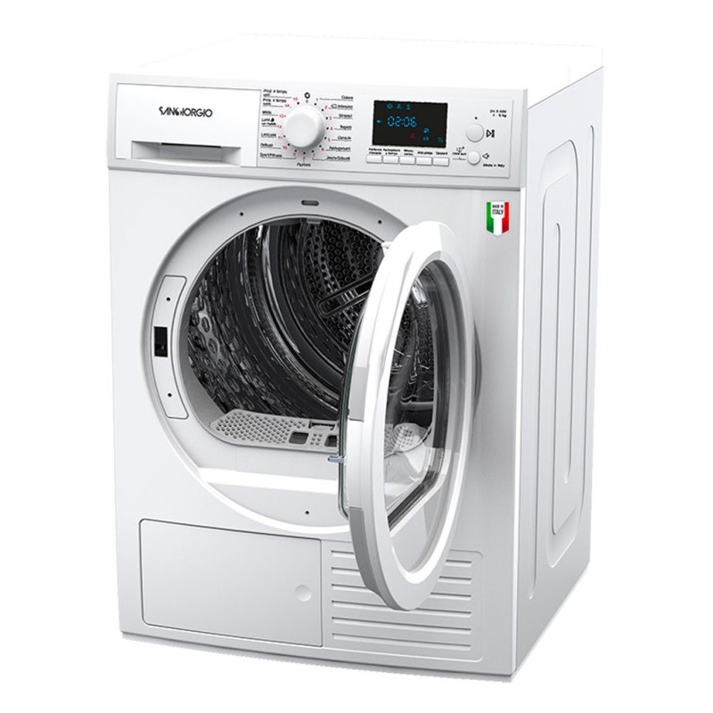 SanGiorgio SDR8P asciugatrice Libera installazione Caricamento frontale 8 kg A++ Bianco