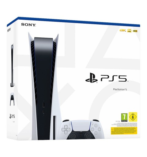 Sony PlayStation 5 825 GB Wi-Fi Nero, Bianco