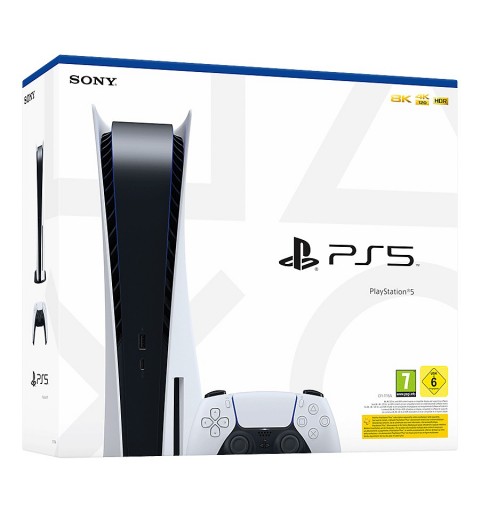 Sony PlayStation 5 825 Go Wifi Noir, Blanc