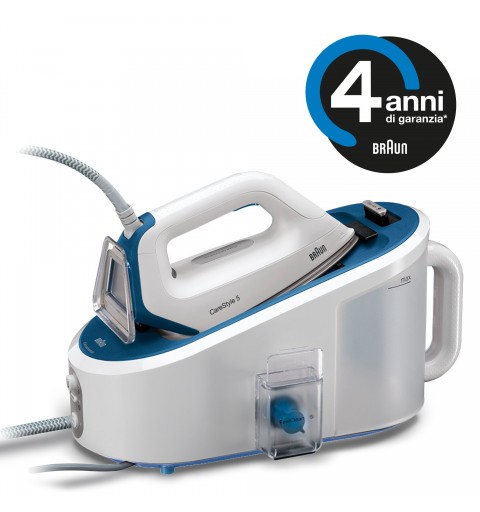 Braun IS 5145 WH Dampfbügelstation 2400 W 2 l Blau, Weiß