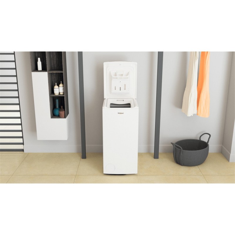 Whirlpool TDLR 65241BS IT lavatrice Caricamento dall'alto 6,5 kg 1200 Giri min C Bianco