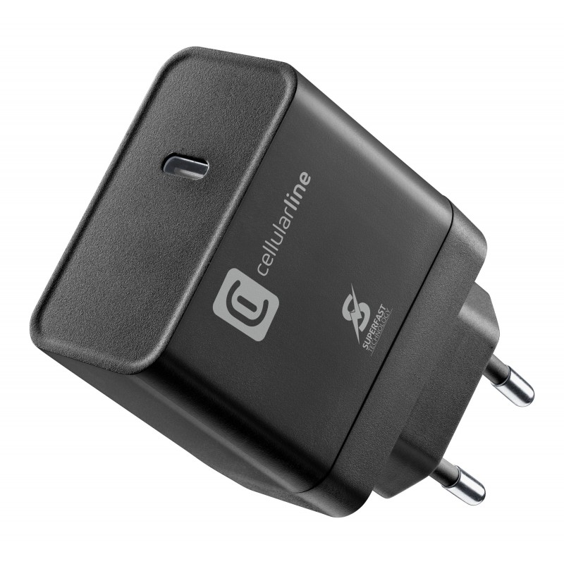 Cellularline Super Fast Charger PD 45W Negro Interior