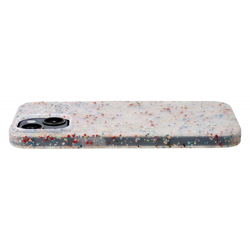 Cellularline Sensation Dots funda para teléfono móvil 17 cm (6.7") Translúcido, Blanco