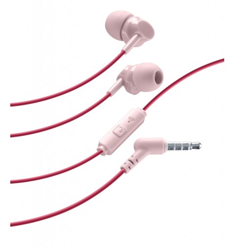 Cellularline Stylecolor Auriculares Alámbrico Dentro de oído Llamadas Música Rosa