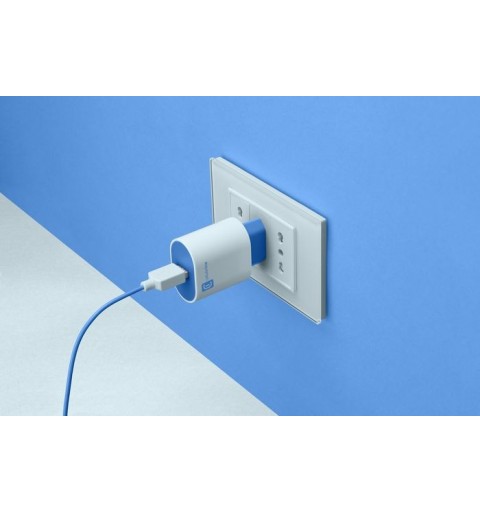 Cellularline USB Charger Stylecolor - Universal Caricabatterie da rete 12W colorato Blu