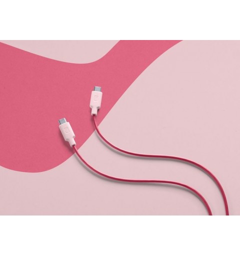 Cellularline Stylecolor USB Kabel 1 m USB C Pink