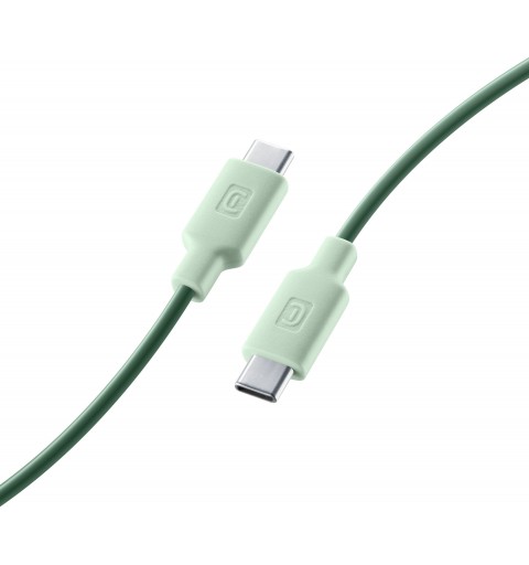 Cellularline Stylecolor cable USB 1 m USB C Verde