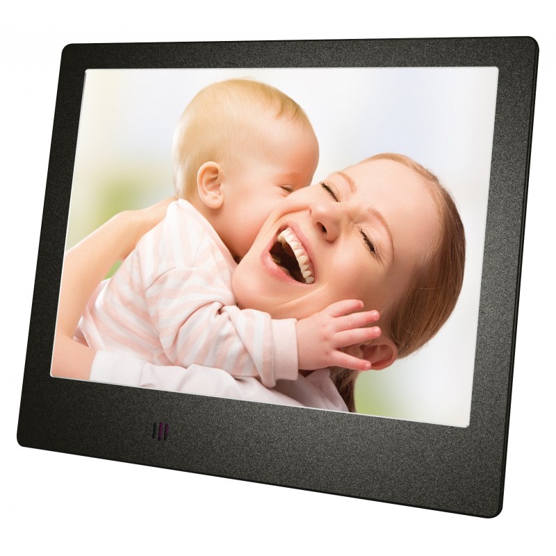 Mediacom M-PFS8B digital photo frame Black 20.3 cm (8")