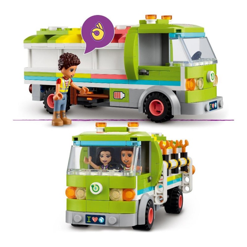 Costruzioni LEGO 41712 Friends Camion riciclaggio rifiuti 259 pz