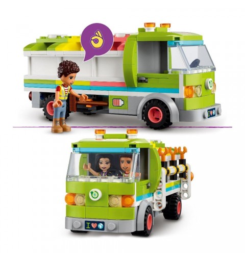 Costruzioni LEGO 41712 Friends Camion riciclaggio rifiuti 259 pz