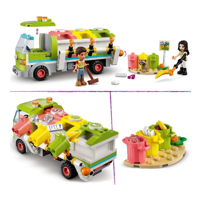 Costruzioni LEGO 41712 Friends Camion riciclaggio rifiuti 259 pz