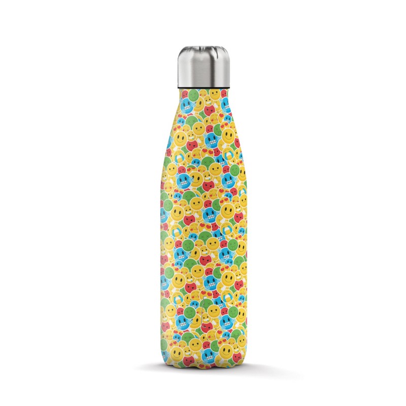 The Steel Bottle Smile Utilisation quotidienne 500 ml Acier inoxydable Multicolore