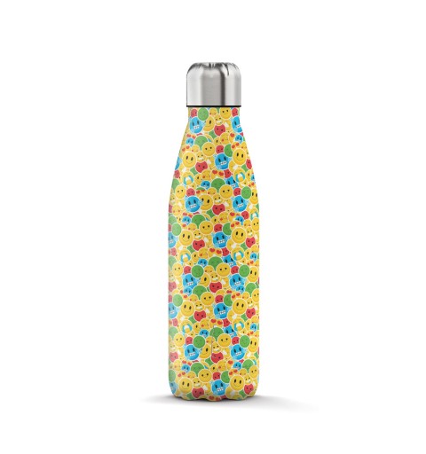 The Steel Bottle Smile Uso diario 500 ml Acero inoxidable Multicolor