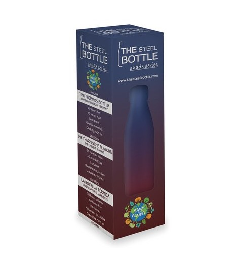 The Steel Bottle Shade Utilisation quotidienne 500 ml Acier inoxydable Multicolore