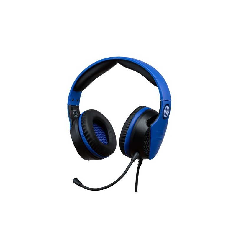 Qubick ACMU0056 écouteur casque Avec fil Arceau Jouer Noir, Bleu