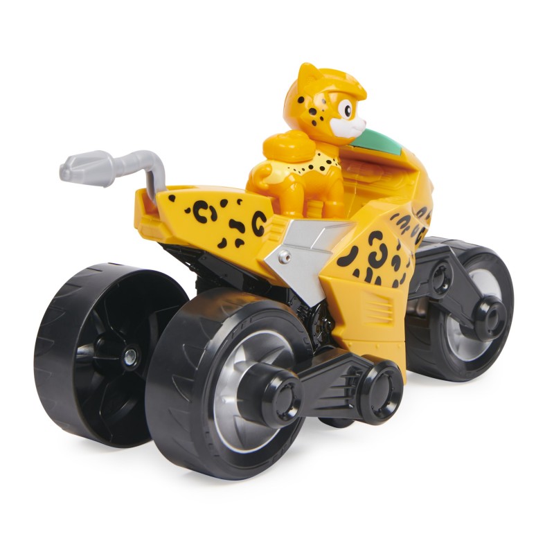 PAW Patrol , Cat Pack, Wild Cats verwandelbares Spielzeugmotorrad mit Actionfigur zum Sammeln, Kinderspielzeug