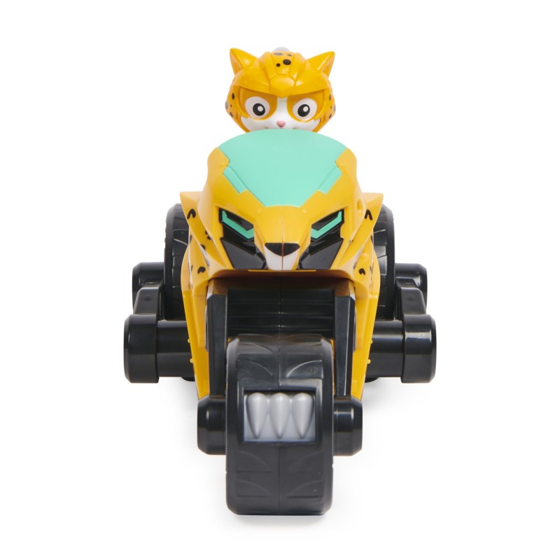 PAW Patrol , Cat Pack, Wild Cats verwandelbares Spielzeugmotorrad mit Actionfigur zum Sammeln, Kinderspielzeug