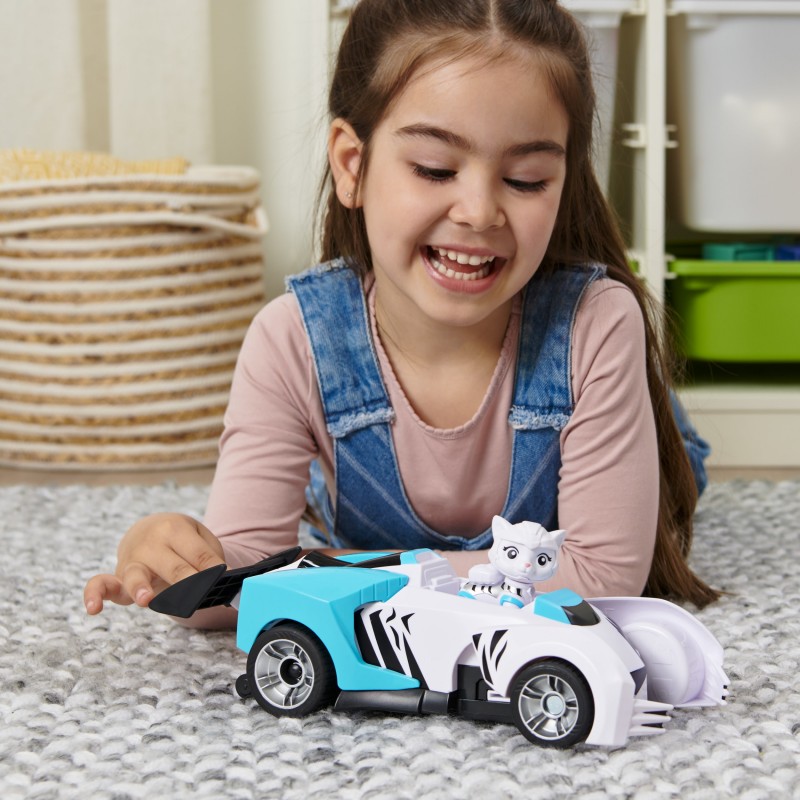 PAW Patrol , Cat Pack, Rory’s Transforming Toy Car with Collectible Action Figure, Kids Toys for Ages 3 and up