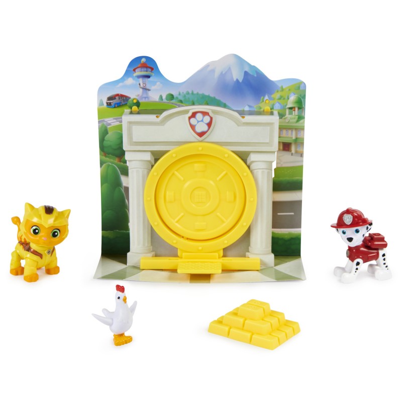 PAW Patrol , Set Gioco Cat Pack, Set a sorpresa con personaggi (Leo e Marshall o Rory e Skye), giocattoli per bambini dai 3