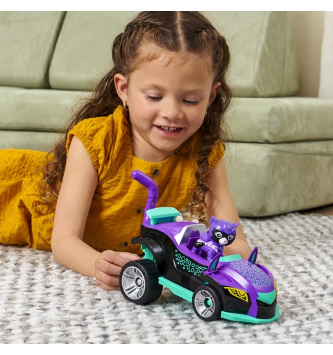 PAW Patrol , Cat Pack, Moto transformable de Shade avec figurine articulée à collectionner, à partir de 3 ans