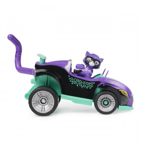 PAW Patrol , Cat Pack, Moto transformable de Shade avec figurine articulée à collectionner, à partir de 3 ans