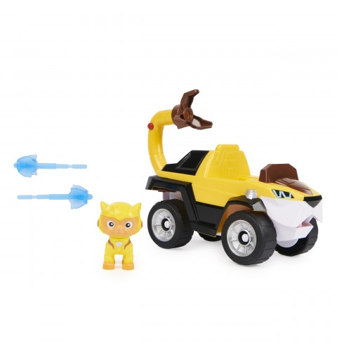 PAW Patrol | Veicolo Cat Pack del personaggio Leo | Veicolo con trasformazione con personaggio Cat Pack | Giochi per bambini