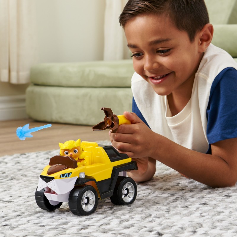 PAW Patrol , Cat Pack, Leo’s Transforming Toy Car with Collectible Action Figure, Kids Toys for Ages 3 and up