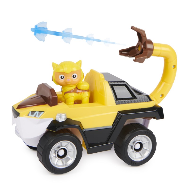 PAW Patrol , Cat Pack, Leo’s Transforming Toy Car with Collectible Action Figure, Kids Toys for Ages 3 and up