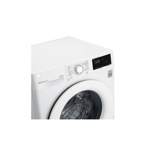 LG F2WV3S7N3E machine à laver Charge avant 7 kg 1200 tr min D Blanc