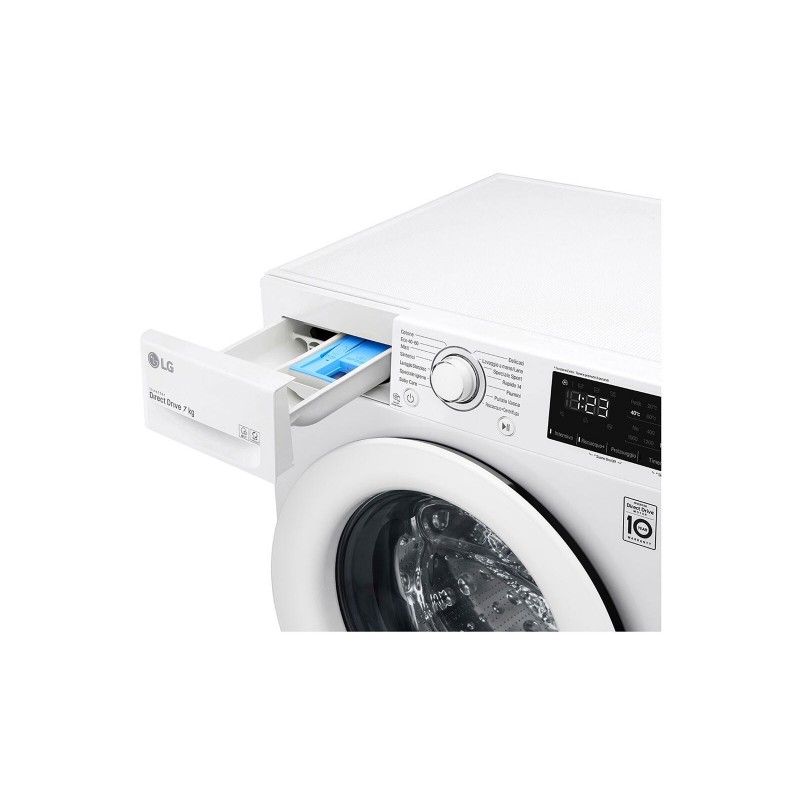 LG F2WV3S7N3E lavadora Carga frontal 7 kg 1200 RPM D Blanco