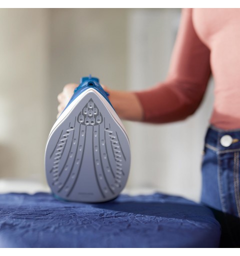 Philips 3000 series DST3040 70 fer à repasser Fer à vapeur Semelle en céramique 2400 W Bleu