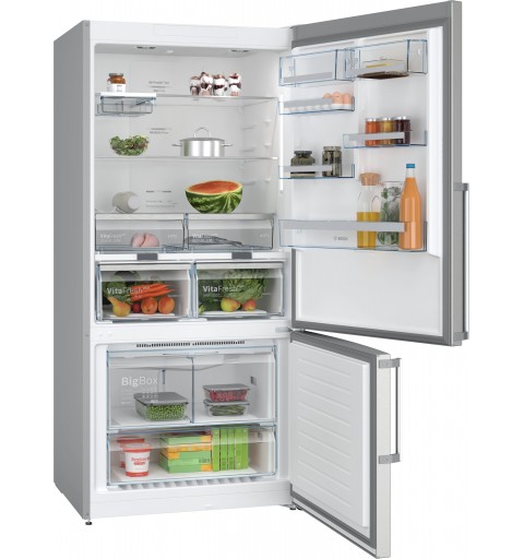Bosch Serie 6 KGN86AIDR frigorifero con congelatore Libera installazione 631 L D Acciaio inossidabile