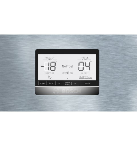 Bosch Serie 6 KGN86AIDR frigorifero con congelatore Libera installazione 631 L D Acciaio inossidabile