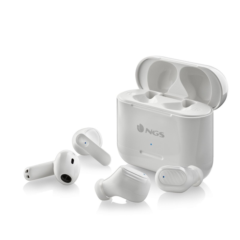 NGS ARTICA DUO Cuffie Wireless In-ear Musica e Chiamate Bluetooth Bianco