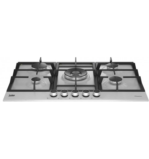 Beko HIAW75225SXE Acier inoxydable Intégré (placement) 75 cm Gaz 5 zone(s)