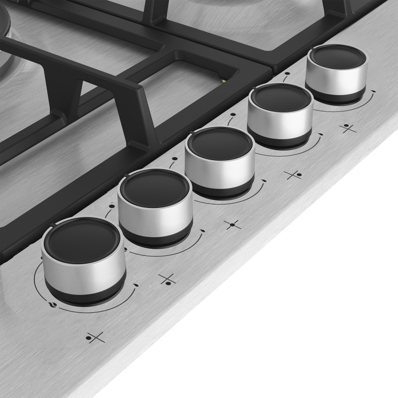 Beko HIAW75225SXE Stainless steel Built-in 75 cm Gas 5 zone(s)